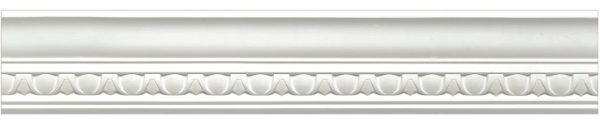 Georgian ornate plaster cornice 90x85mm - 3.0m, in a Egg & Dart design