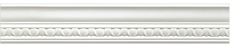 Georgian ornate plaster cornice 90x85mm - 3.0m, in a Egg & Dart design