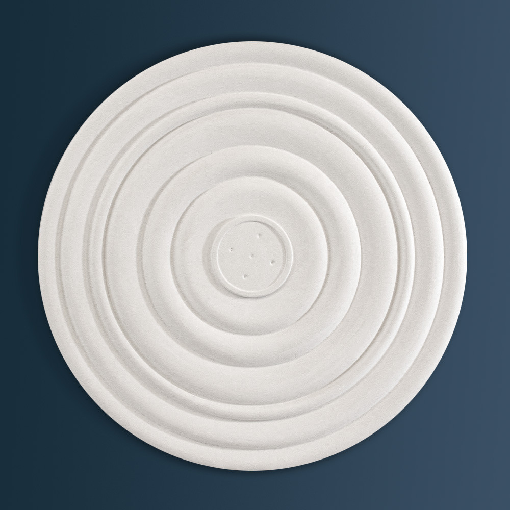 Richmond Plain Plaster Ceiling Rose Edwardian Decorative plaster ceiling rose 510mm diameter with traditional Plain detail