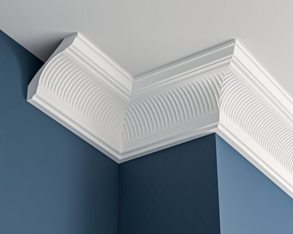 Edwardian ornate plaster cornice 145x165mm - 2.9m, in a Ornate Cove design