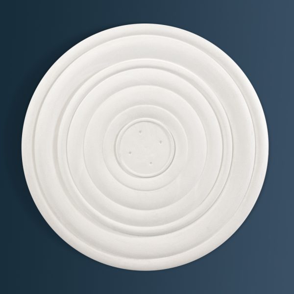 Edwardian Decorative plaster ceiling rose 390mm diameter with traditional Plain detail