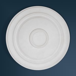 Edwardian Plain plaster ceiling rose 410mm diameter with traditional Plain detail