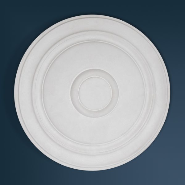 Edwardian Plain plaster ceiling rose 410mm diameter with traditional Plain detail