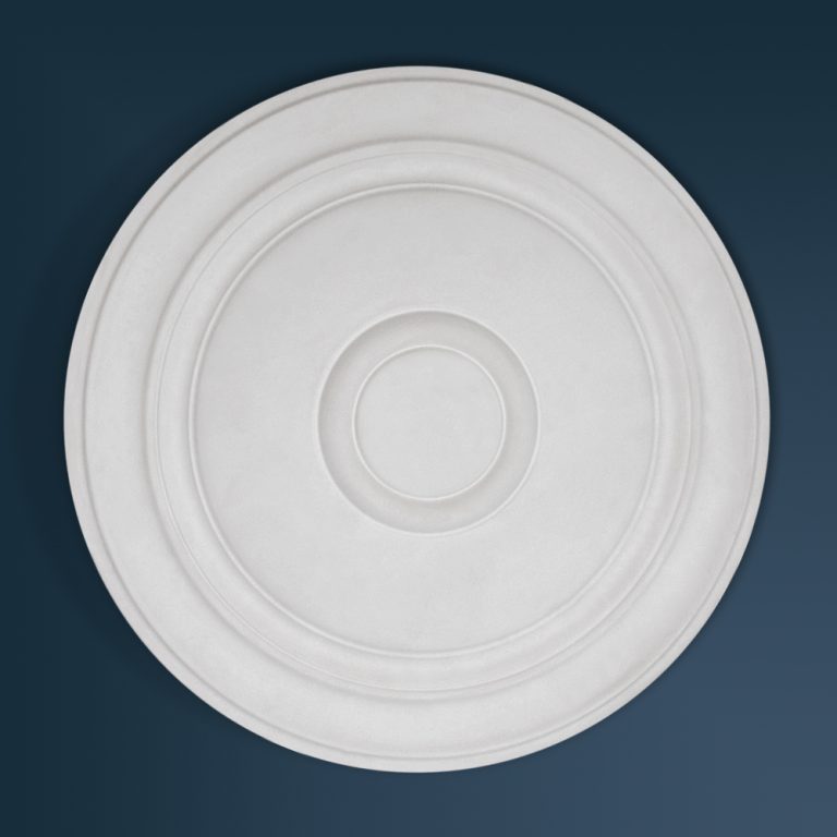 Edwardian Plain plaster ceiling rose 410mm diameter with traditional Plain detail