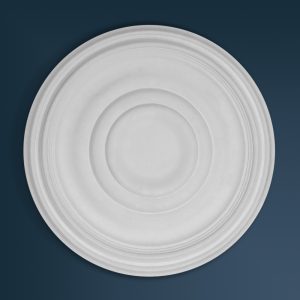 Edwardian Plain plaster ceiling rose 470mm diameter with traditional Plain detail