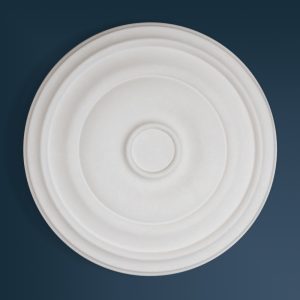 Edwardian Plain plaster ceiling rose 480mm diameter with traditional Plain detail