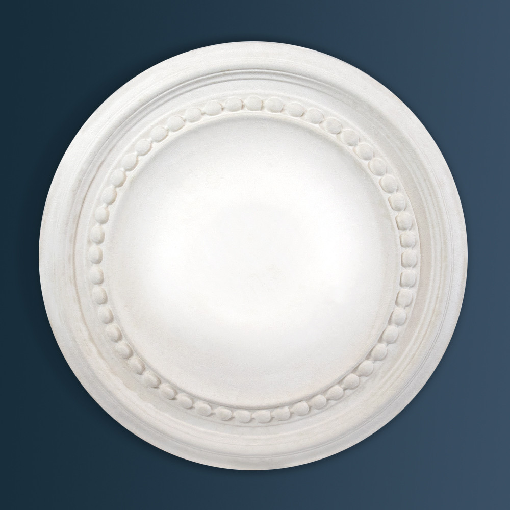 Small Plain Bead Plaster Ceiling Rose Georgian Decorative plaster ceiling rose 380mm diameter with traditional Ornate detail