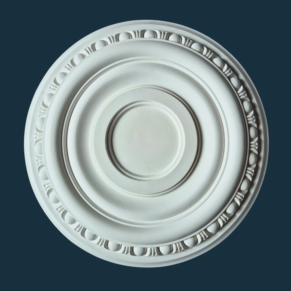 Mayfair Egg and Dart Ceiling Rose Georgian Decorative plaster ceiling rose 440mm diameter with traditional Ornate, Egg & Dart detail