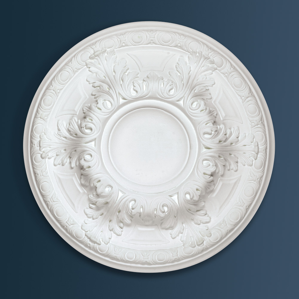 Virginia Plaster Ceiling Rose Georgian Decorative plaster ceiling rose 480mm diameter with traditional Ornate, Floral detail