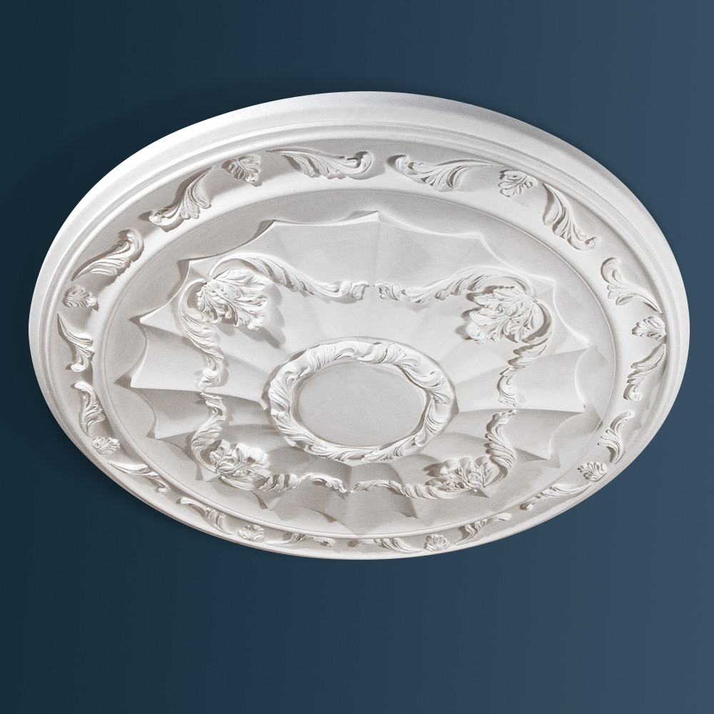 Large Leaf & Scroll Ceiling Rose WCP-06 - 500mm Victorian & Georgian Elegance
