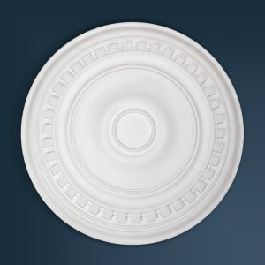 Georgian Decorative plaster ceiling rose 570mm diameter with traditional Ornate, Dentil Block detail