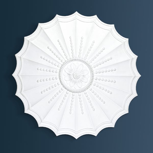 Georgian Decorative plaster ceiling rose 595mm diameter with traditional Ornate detail