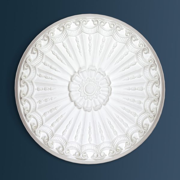 Georgian Decorative plaster ceiling rose 680mm diameter with traditional Ornate, Floral detail