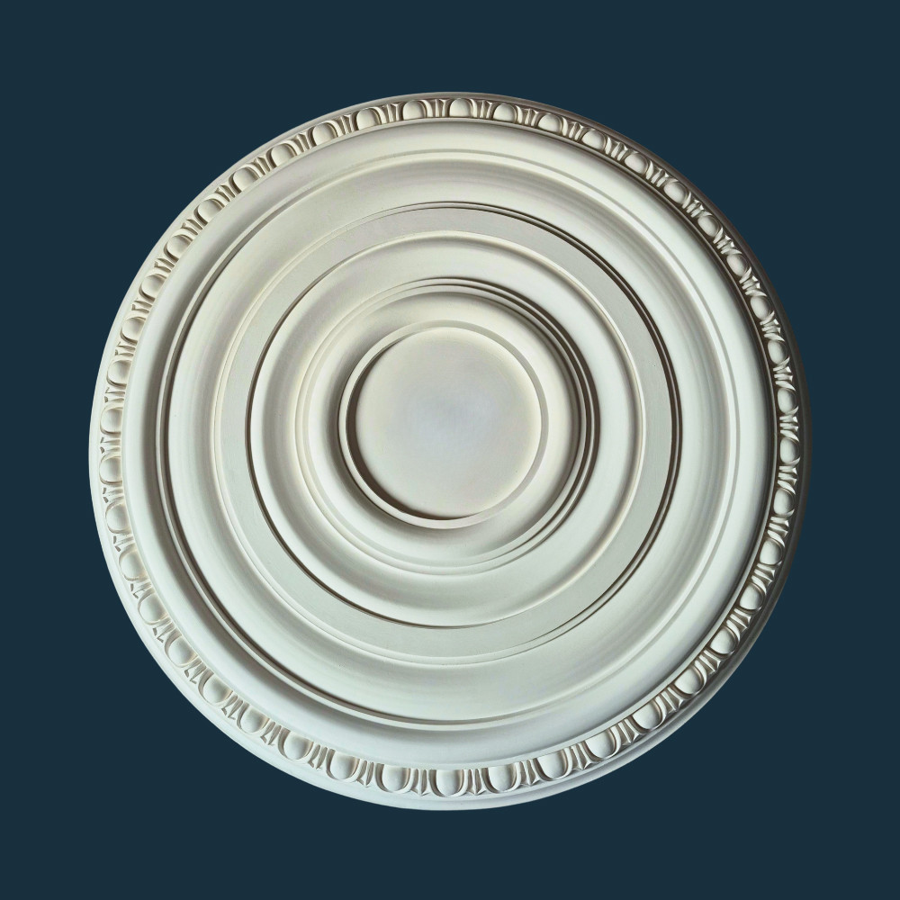 Large Mayfair Egg and Dart Ceiling Rose Georgian Decorative plaster ceiling rose 740mm diameter with traditional Ornate, Egg & Dart detail