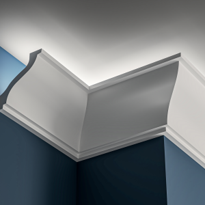 Georgian Lighting cornice 160x170mm - 3.0m with Plain Ogee design for LED lighting.