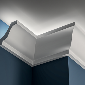 Georgian Lighting cornice 70x70mm - 3.0m with Plain Ogee design for LED lighting.