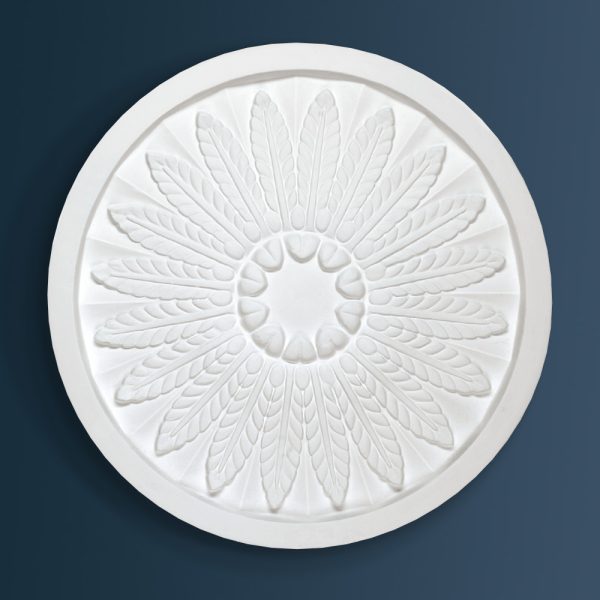 Georgian Ornate plaster ceiling rose 480mm diameter with traditional Ornate, Floral detail