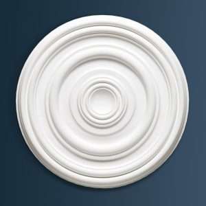 Georgian Plain plaster ceiling rose 600mm diameter with traditional Plain detail