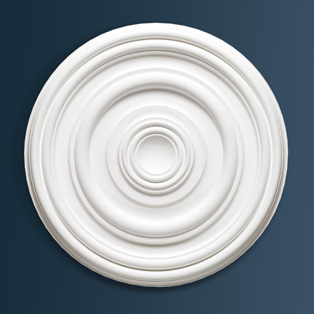 Mayfair Plaster Ceiling Rose - 915mm Georgian Plain plaster ceiling rose 915mm diameter with traditional Plain detail