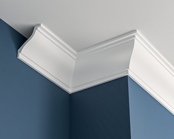 Georgian plaster cornice 110x120mm - 3.0m, in a Plain Ogee design