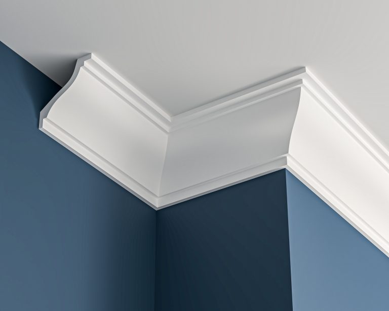 Georgian plaster cornice 110x120mm - 3.0m, in a Plain Ogee design