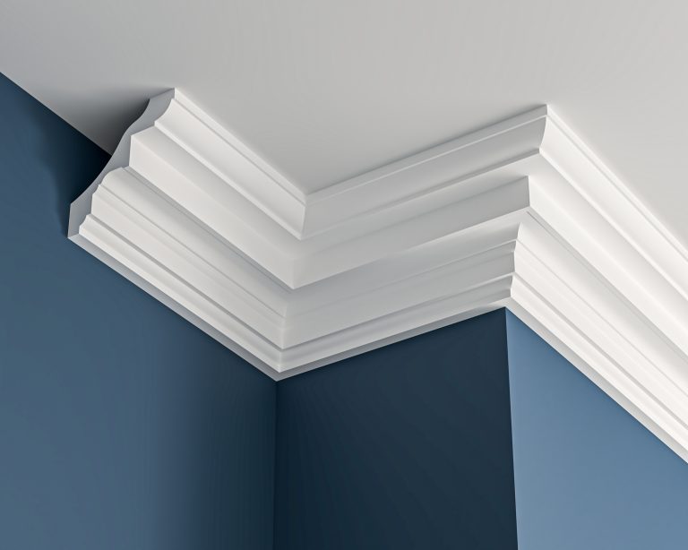Georgian plaster cornice 180x170mm - 3.0m, in a Plain design