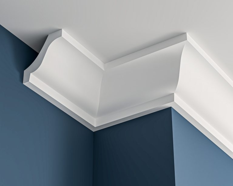 Georgian plaster cornice 70x70mm - 3.0m, in a Plain Ogee design