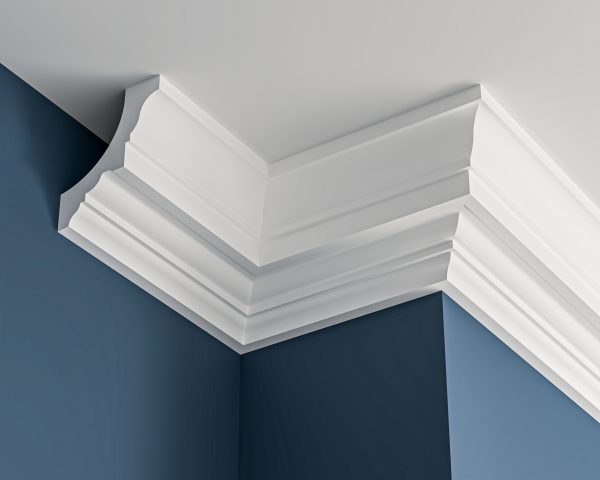 Georgian plaster cornice 88x105mm - 3.0m, in a Plain design