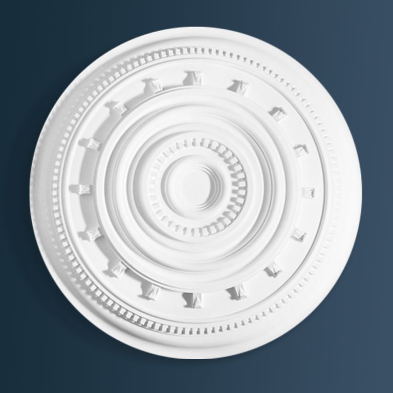 Victorian Decorative plaster ceiling rose 1400mm diameter with traditional Ornate, Dentil Block detail