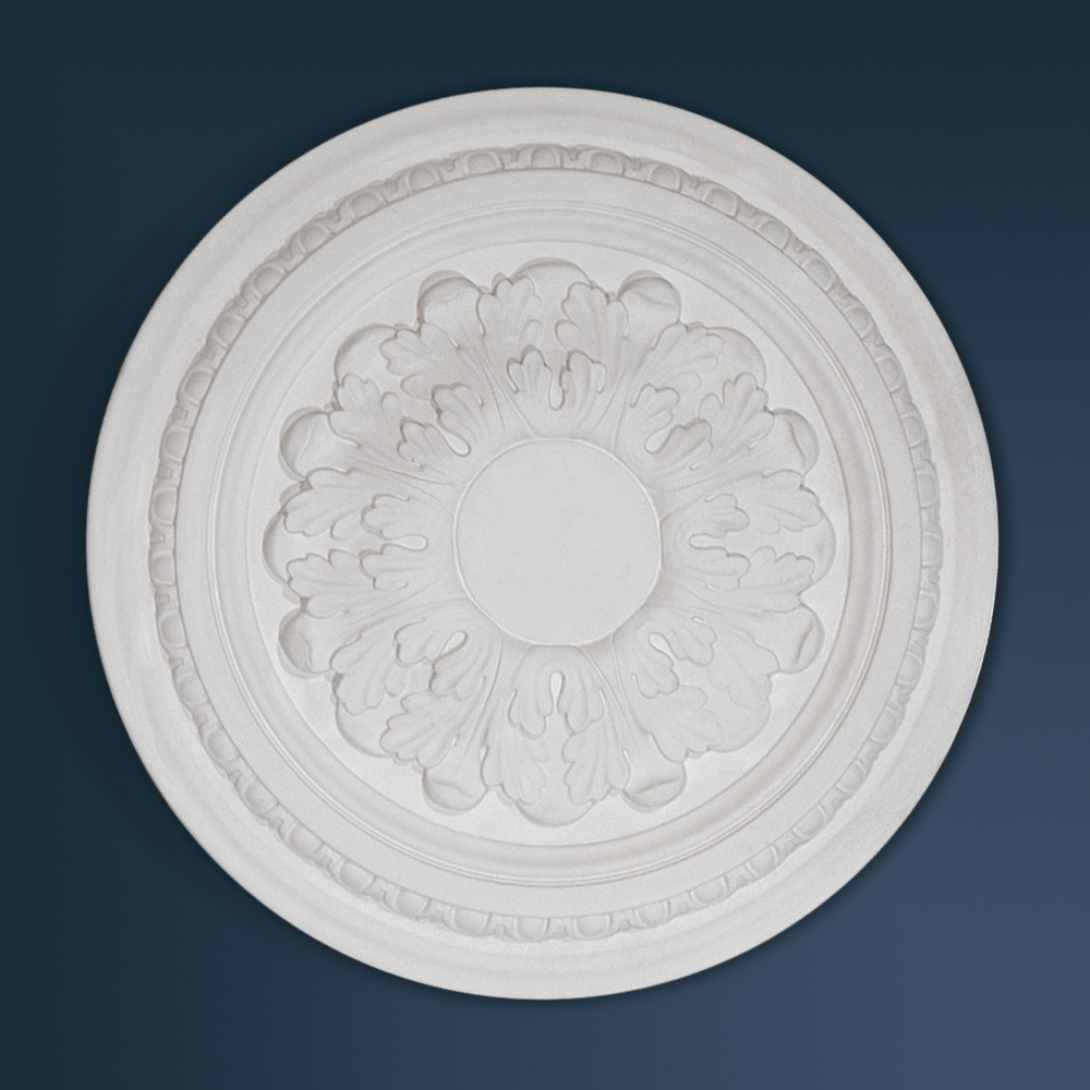 Egg & Dart Acanthus Plaster Ceiling Rose Victorian Decorative plaster ceiling rose 400mm diameter with traditional Egg & Dart, Ornate, Leaf detail