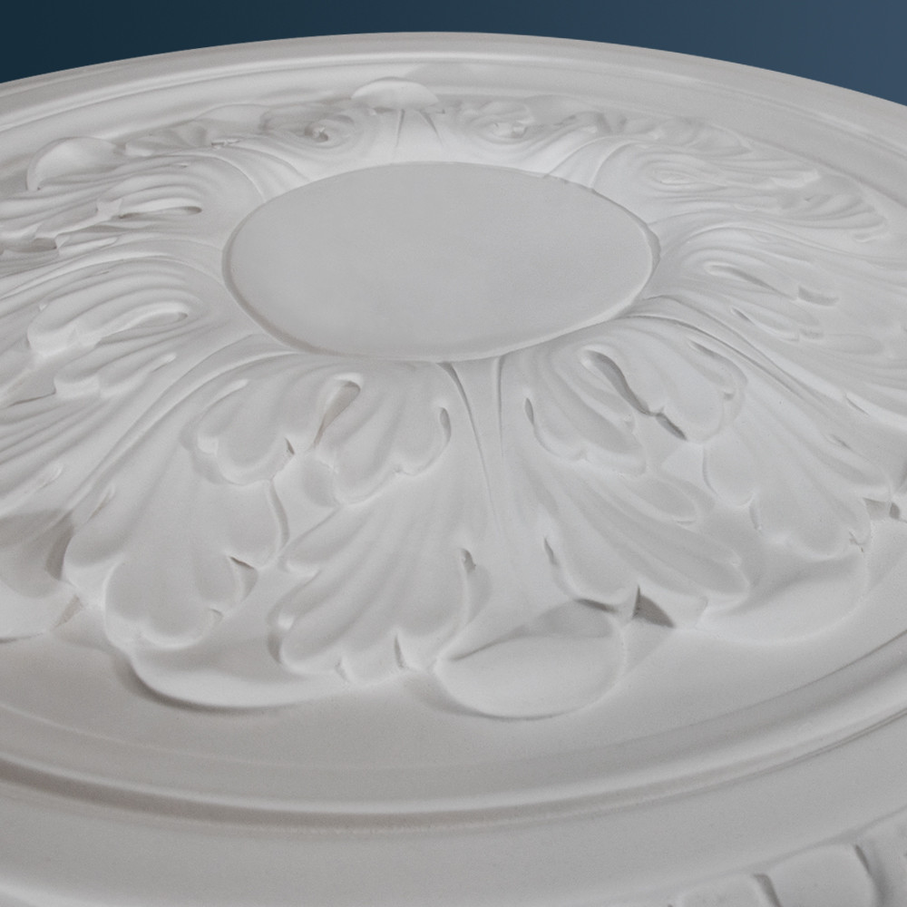 Egg & Dart Acanthus Ceiling Rose WCP-03 - 400mm Victorian & Georgian Elegance