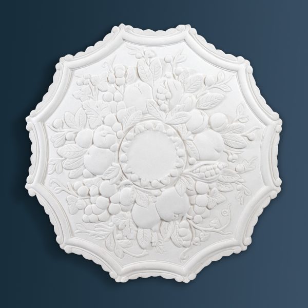 Victorian Decorative plaster ceiling rose 420mm diameter with traditional Ornate detail
