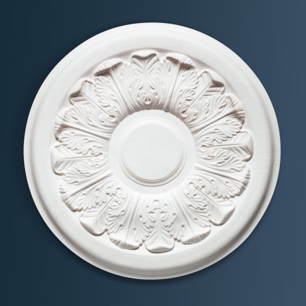 Victorian Decorative plaster ceiling rose 470mm diameter with traditional Ornate, Floral detail