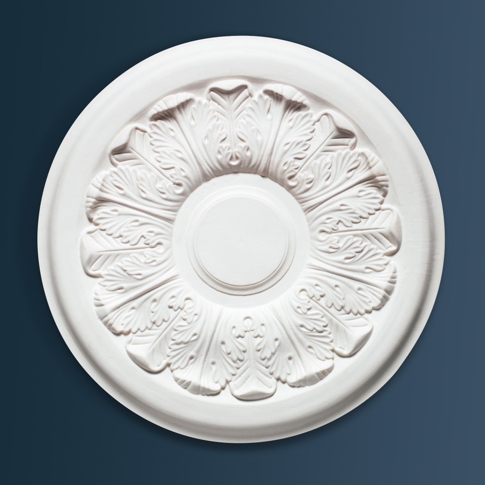 Somerset Plaster Ceiling Rose Victorian Decorative plaster ceiling rose 470mm diameter with traditional Ornate, Floral detail