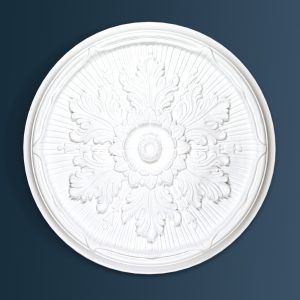 Victorian Decorative plaster ceiling rose 535mm diameter with traditional Ornate, Floral detail