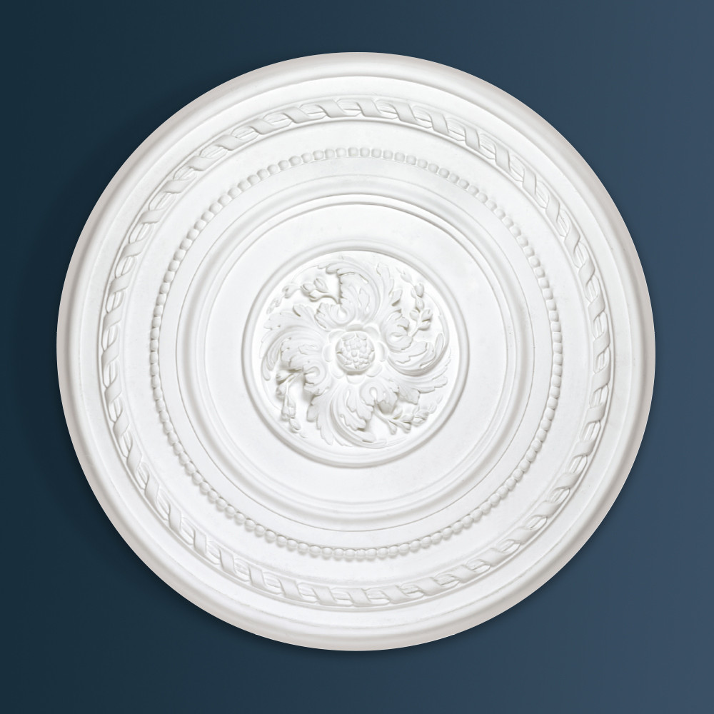 Worcester Plaster Ceiling Rose Victorian Decorative plaster ceiling rose 640mm diameter with traditional Ornate, Floral detail