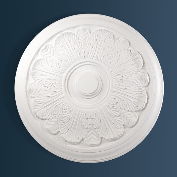 Victorian Decorative plaster ceiling rose 800mm diameter with traditional Ornate, Floral detail