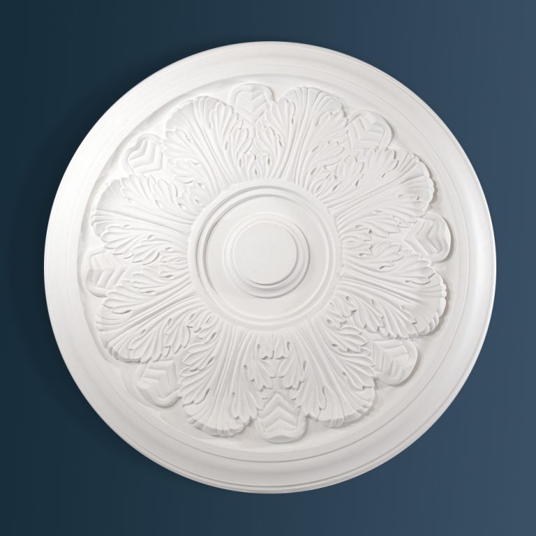 Victorian Decorative plaster ceiling rose 800mm diameter with traditional Ornate, Floral detail