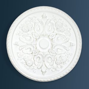 Victorian Decorative plaster ceiling rose 835mm diameter with traditional Ornate, Floral detail