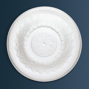 Victorian Ornate plaster ceiling rose 535mm diameter with traditional Ornate, Leaf detail