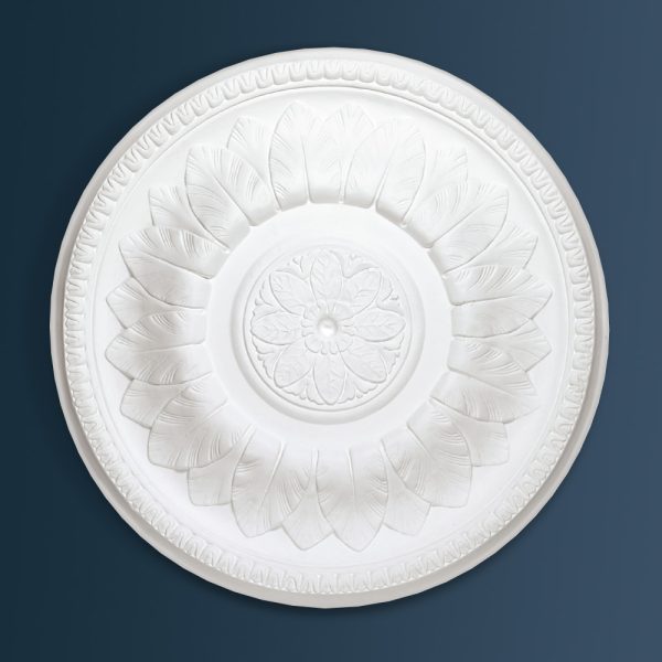Victorian Ornate plaster ceiling rose 535mm diameter with traditional Ornate, Leaf detail
