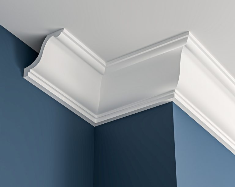 Victorian plaster cornice 105x90mm - 3.0m, in a Plain Ogee design