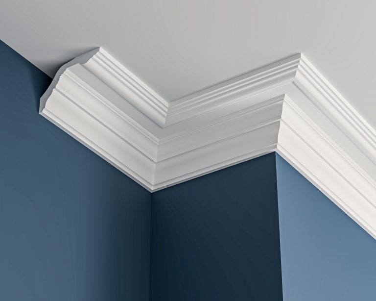 Victorian plaster cornice 170x118mm - 3.0m, in a Plain design